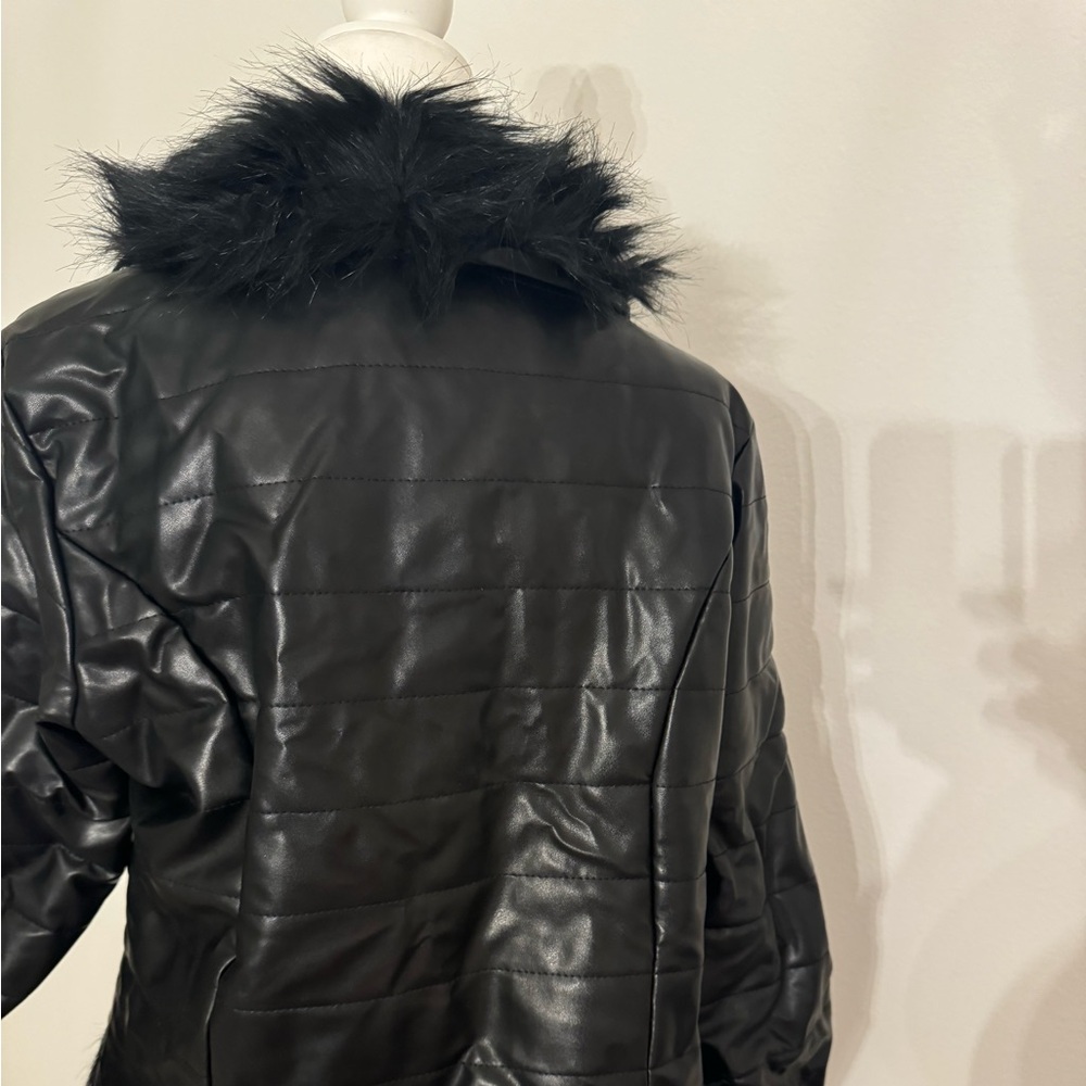 Faux fur jacket